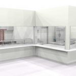 社員食堂のリニューアルに伴う厨房の改修工事